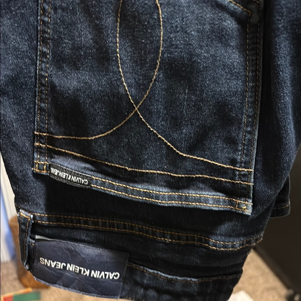 Calvin Klein Dark Blue Denim Jeans